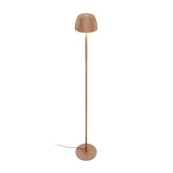 LED-lattiavalo Loca, ruskea, korkeus 123 cm, muovi/metalli