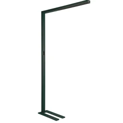 LED-lattiavalo MAULsirius, musta, CCT, himmennettävä, jalusta