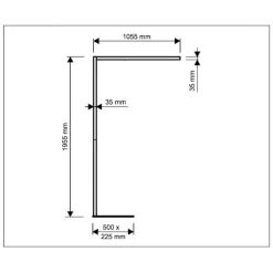 LED-lattiavalo MAULsirius, valkoinen, CCT, himmennettävä, jalusta