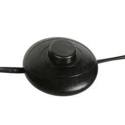 LED-lattiavalo Mykty, musta, korkeus 170 cm, metalli 2-lamppuinen CCT