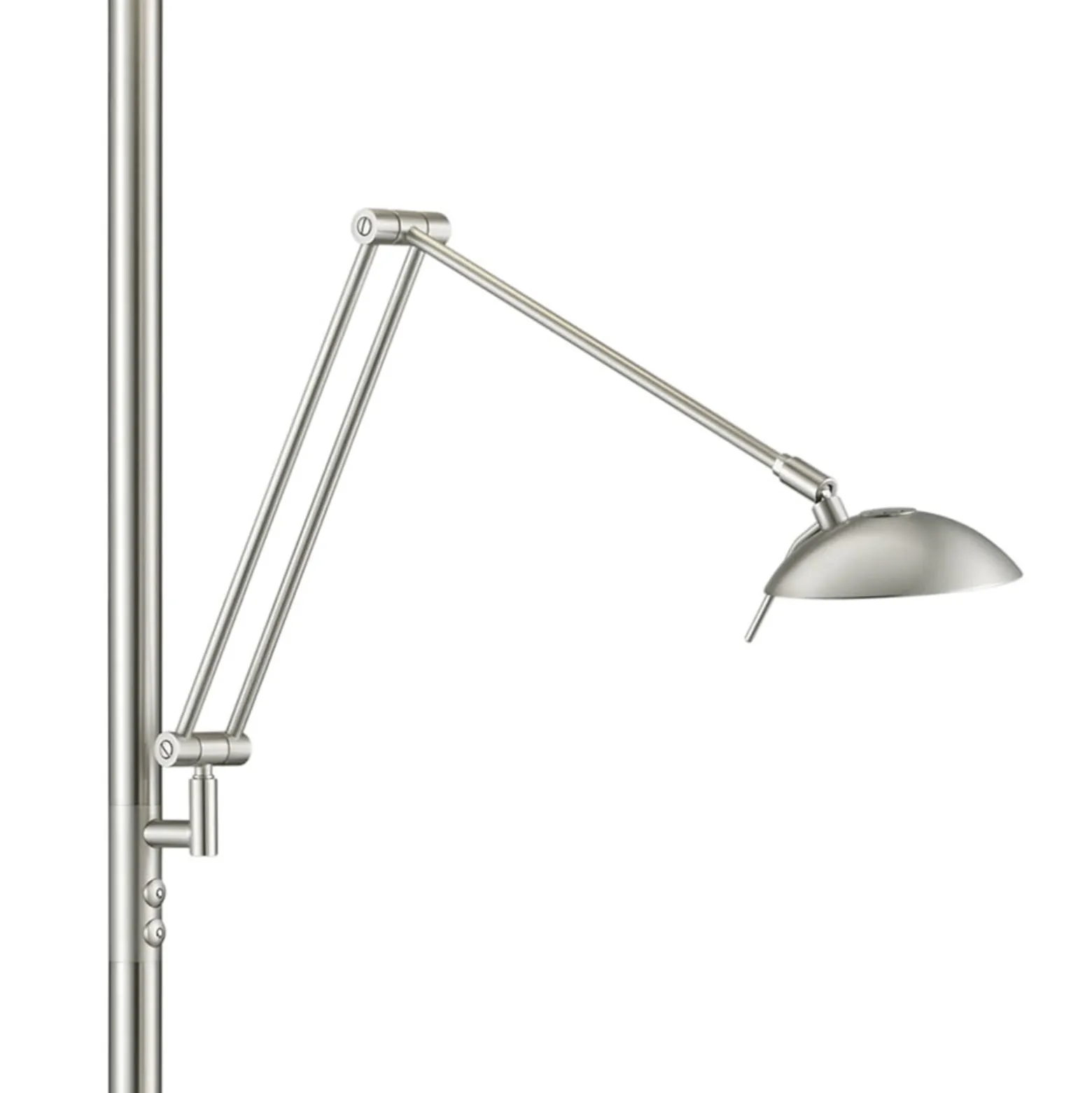 LED-lattiavalo Nola, matta nikkeli