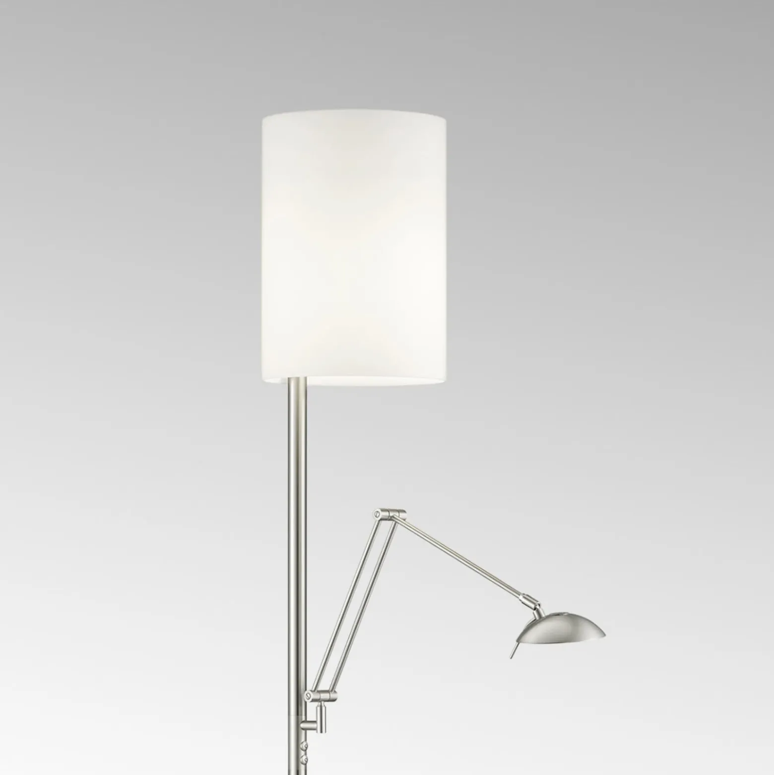 LED-lattiavalo Nola, matta nikkeli