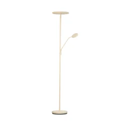 LED-lattiavalo Sorento, korkeus 182 cm, lukuvalo, hiekanvärinen