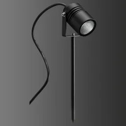 LED-maapiikkikohdevalo 5018, musta, IP65
