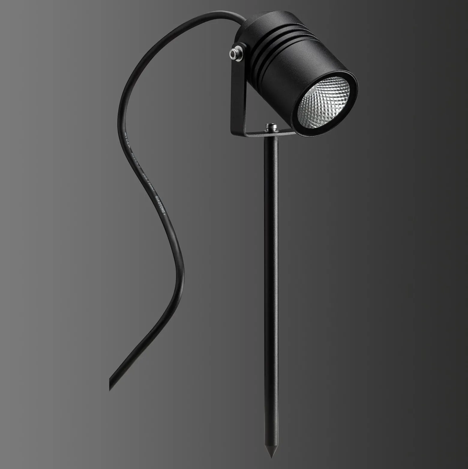 LED-maapiikkikohdevalo 5018, musta, IP65