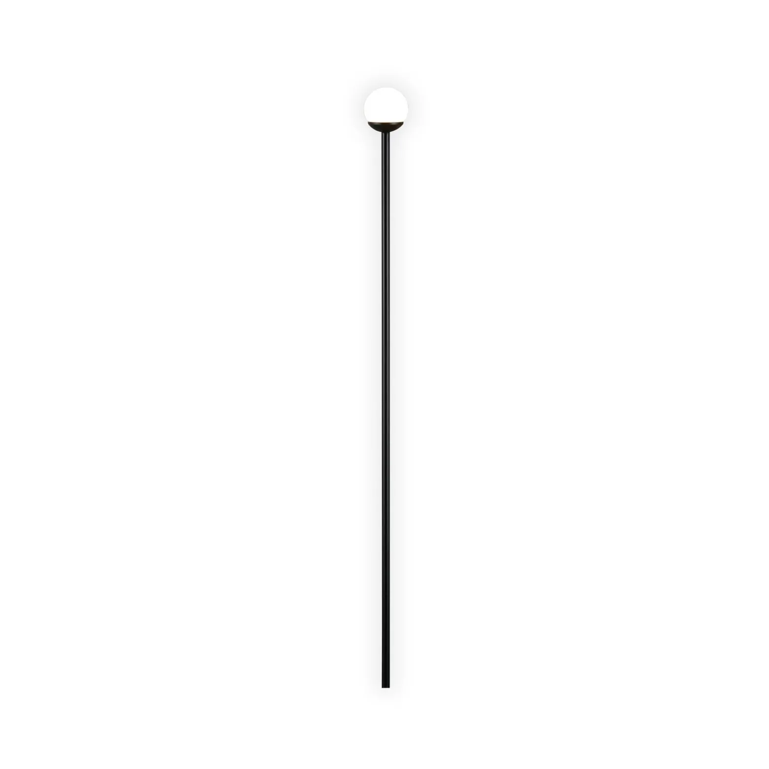 LED-maapiikkivalaisin SCOOP, musta, 3-lamppuinen, IP44, pistoke