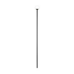 LED-maapiikkivalaisin SCOOP, musta, 3-lamppuinen, IP44, pistoke