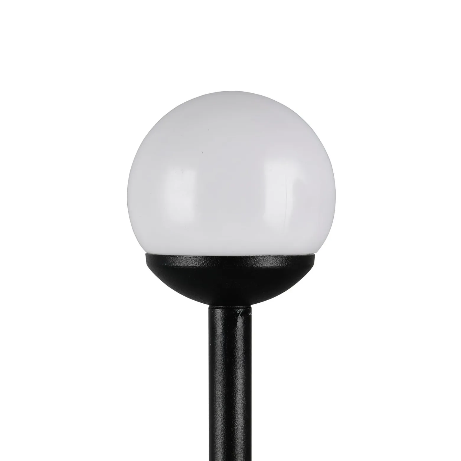 LED-maapiikkivalaisin SCOOP, musta, 3-lamppuinen, IP44, pistoke