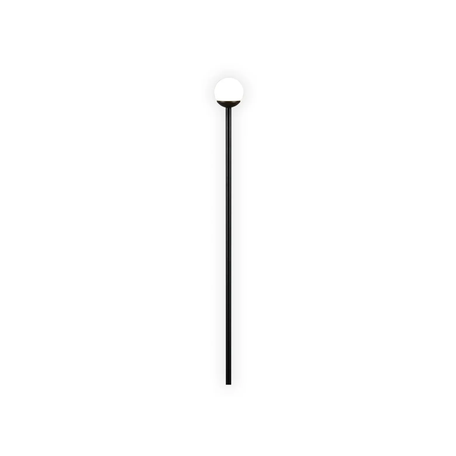 LED-maapiikkivalaisin SCOOP, musta, 3-lamppuinen, IP44, pistoke