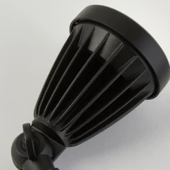 LED-maapiikkivalaisin Spikey, musta, metalli, 25 cm, IP54