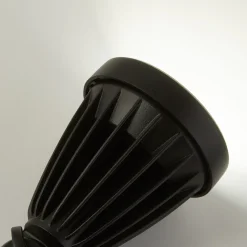 LED-maapiikkivalaisin Spikey, musta, metalli, 25 cm, IP54
