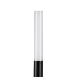 LED-maapiikkivalaisin STICK, musta, 3-lamppuinen, IP44, pistoke