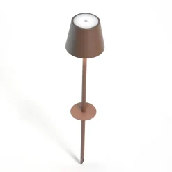 LED-maapiikkivalo Poldina, akku, corten