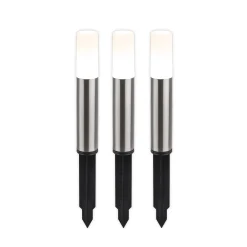 LED-maapiikkivalo 3926032 12V 3x laajennus ruostumaton teräs Ø 4cm