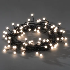 LED mini keijuvalot ulkotiloihin 80fl. lämmin valkoinen