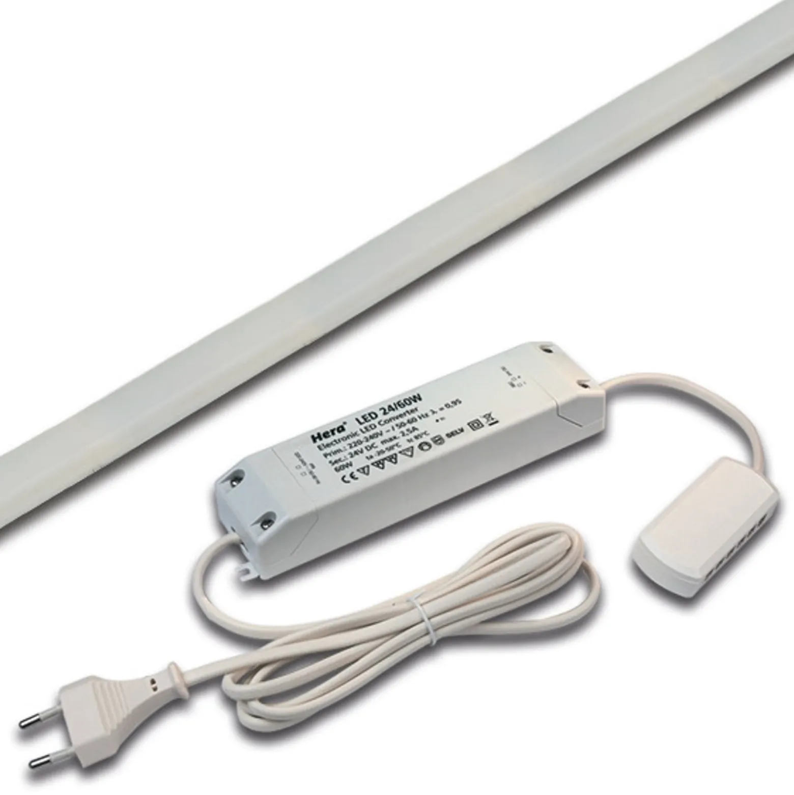 LED-nauha Basic-Tape F, IP54, 3,000K, pituus 500cm