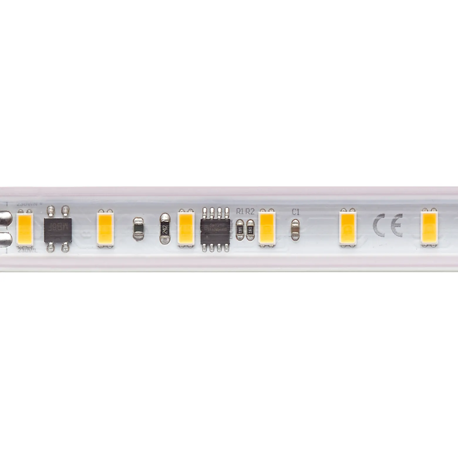 LED-nauhasarja 5966, 230V, 10m, IP65, 8W/m, 3 000 K