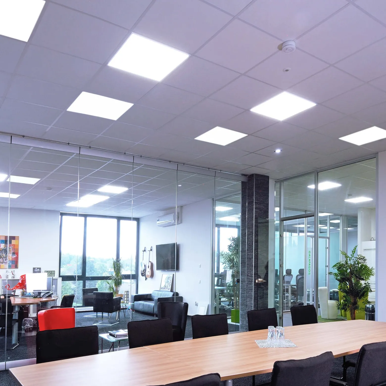 LED-paneeli Basic Office, 59,5 x 59,5 cm, 4 000 K