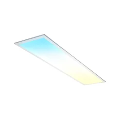 LED-paneeli Brian CCT, valkoinen, 100 x 25 cm, kaukosäädin