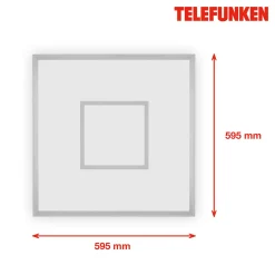LED-paneeli Magic Cento hopea CCT RGB 60x60cm LED-paneeli Magic Cento