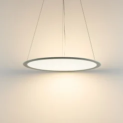 LED-paneeli PANEL, harmaa, Ø 63 cm, metalli, CCT, himmennettävä, 50 W