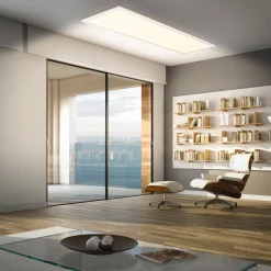 LED-paneeli Piatto CCT, IP44, 100 x 25 cm, kaukosäädin, valkoinen