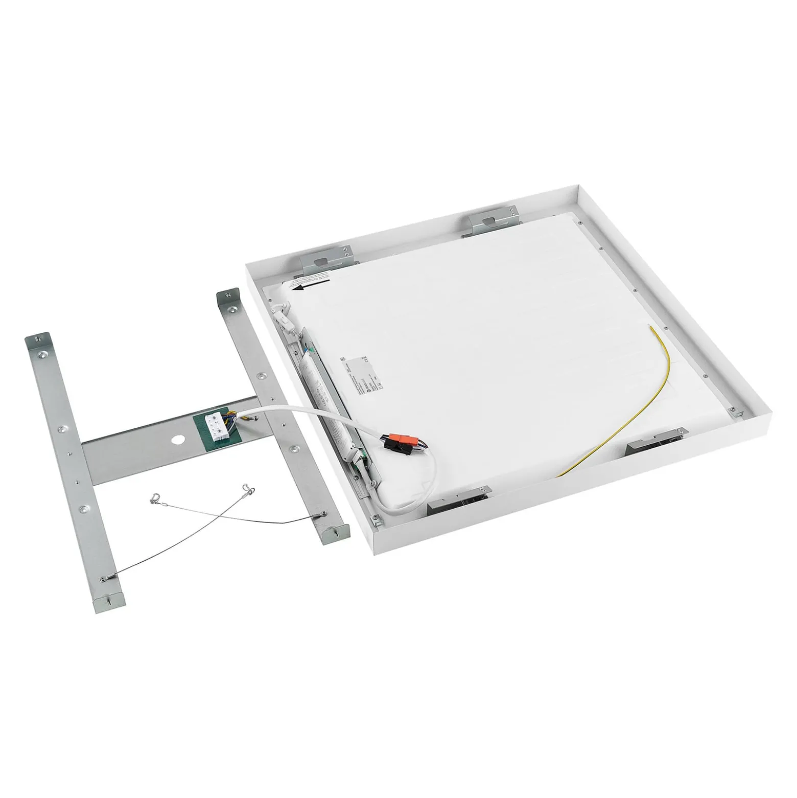 LED-paneeli PRO OFFICE SANO, 63 x 63 cm, DALI, valkoinen metalli CCT