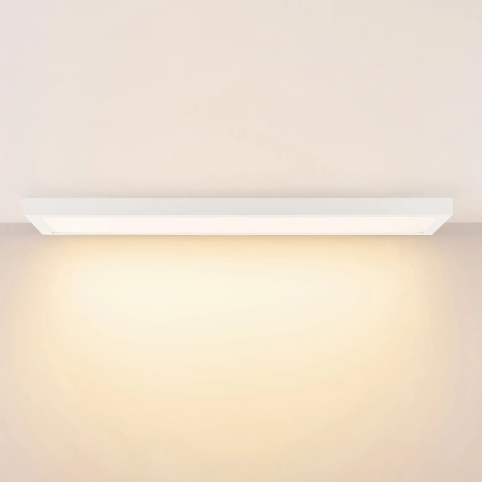 LED-paneeli PRO OFFICE SANO, 123 x 33 cm, DALI valkoinen metalli CCT