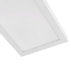 LED-paneeli PRO OFFICE SANO, 123 x 33 cm, himmennettävä, valkoinen metalli CCT