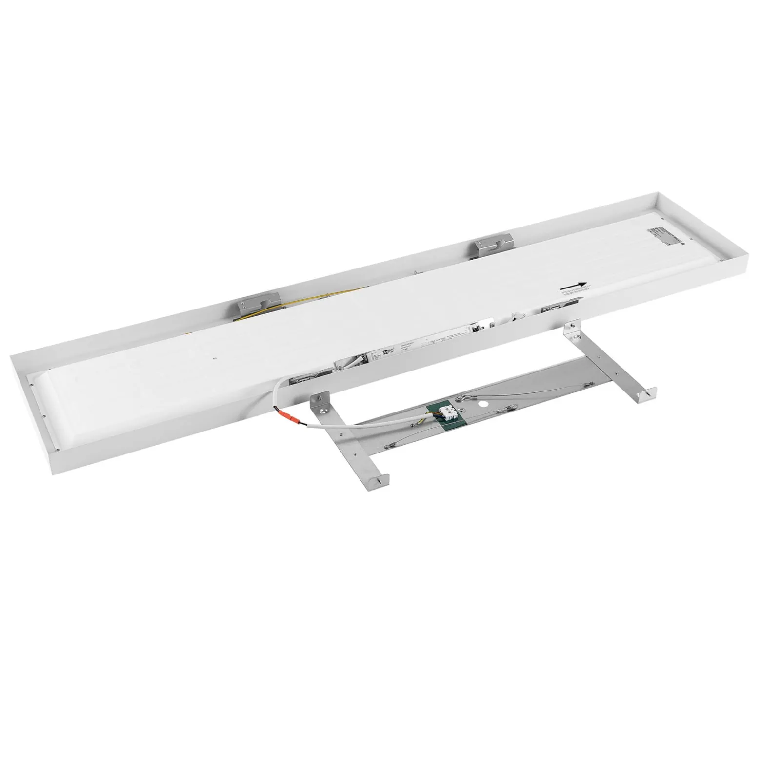 LED-paneeli PRO OFFICE SANO, 153 x 33 cm, himmennettävä, valkoinen metalli CCT
