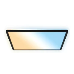 LED-paneeli Shallow kaukosäädin CCT, 42 x 42 cm, musta, taustavalo