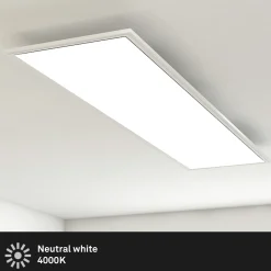 LED-paneeli Simple, ultraohut, 119,5x29,5cm