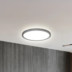 LED-paneeli Slim kaukosäädin RGBW, Ø 29 cm, musta, taustavalo