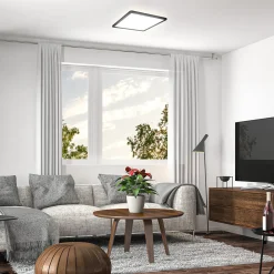 LED-paneeli Slim kaukosäädin RGBW, 29 x 29 cm, musta, taustavalo