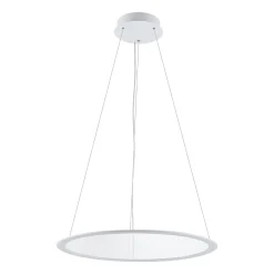 LED-paneeli, valkoinen, Ø 63 cm, metalli, CCT, himmennettävä, 50 W
