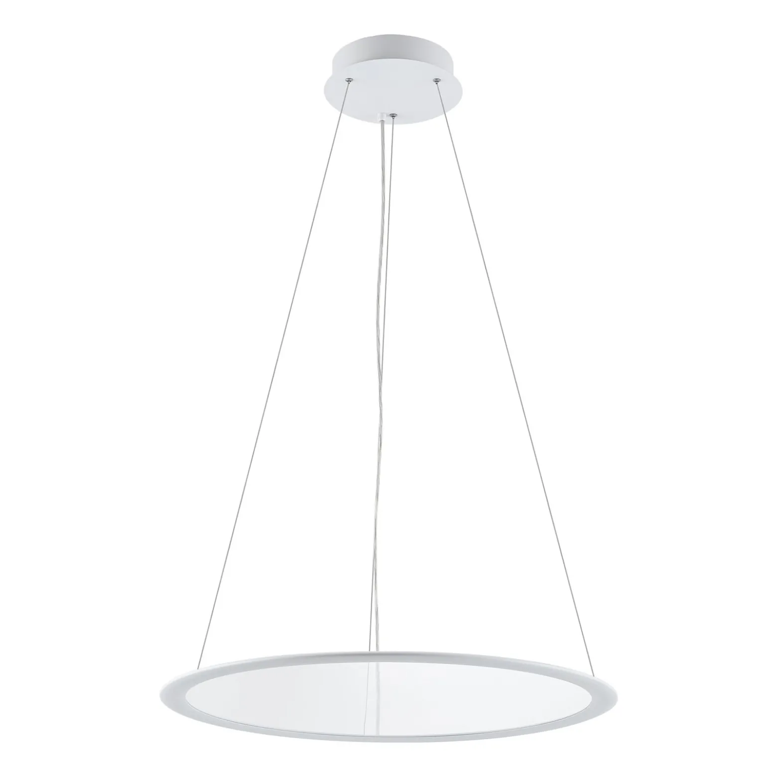 LED-paneeli, valkoinen, Ø 63 cm, metalli, CCT, himmennettävä, 50 W