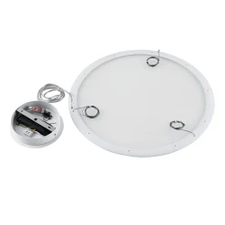 LED-paneeli, valkoinen, Ø 63 cm, metalli, CCT, himmennettävä, 50 W