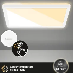 LED-paneeli 7556 Valon väri säädettävissä 29 x 29 cm