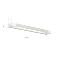 LED-peililamppu Marilyn, käännettävä 60 cm