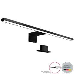 LED-peilivalaisin Bill, B 60 cm, musta, metalli, 4 000 K