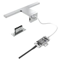 LED-peilivalaisin Mira, leveys 30 cm, kromi, metalli, 4 000 K