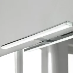 LED-peilivalaisin Pandora, kromi, leveys 60,8 cm