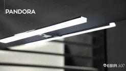 LED-peilivalaisin Pandora, kromi, leveys 20,8 cm