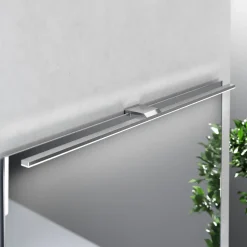 LED-peilivalaisin Triga IP44, kromi, 80cm, 4,000K