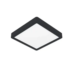LED-pinta-asennuspaneeli Fueva 5 IP20 830 musta 21x21cm 21x21cm