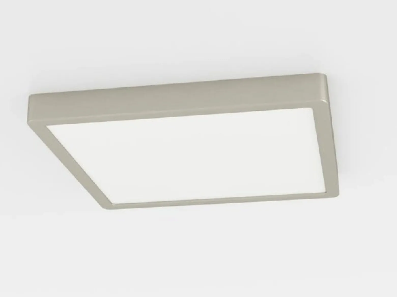 LED-pinta-asennuspaneeli Fueva 5 IP20 830 nikkeli 28.5x28.5cm