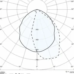 LED polku valo Mimik 10 Post 600 harmaa 3000K
