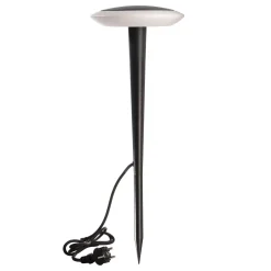 LED-pollarilamppu Bermuda, maapiikki, mustanharmaa