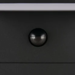LED-pollarilamppu Ravi, antrasiitti, korkeus 50 cm, anturi, IP54