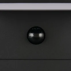LED-pollarilamppu Ravi, antrasiitti, korkeus 50 cm, anturi, IP54